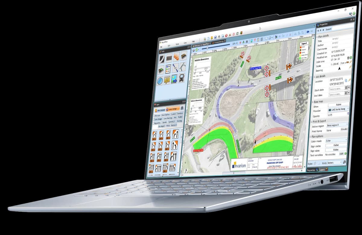 Traffic Control Plan & Swept Path Analysis Software | Invarion CA