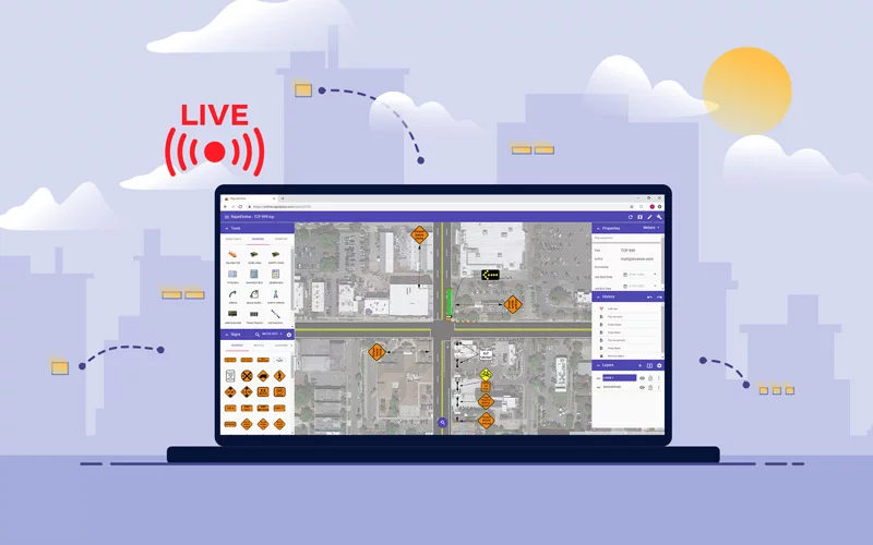 Image demonstrating a RapidPlan Online's feature