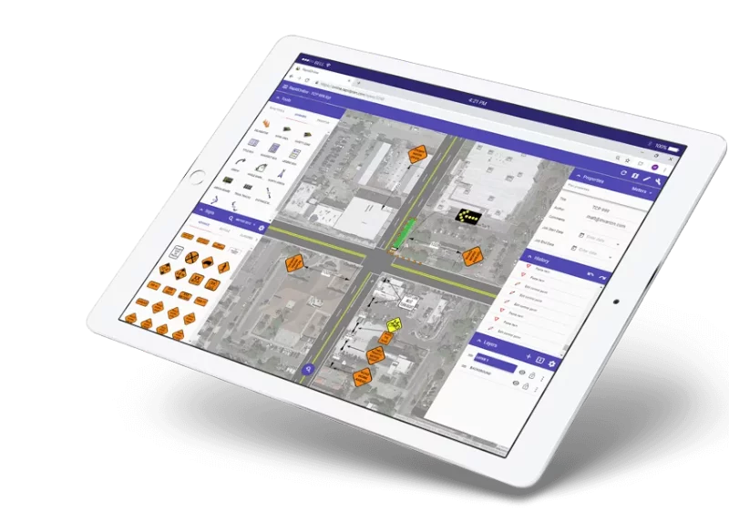 RapidPlan on a laptop screen